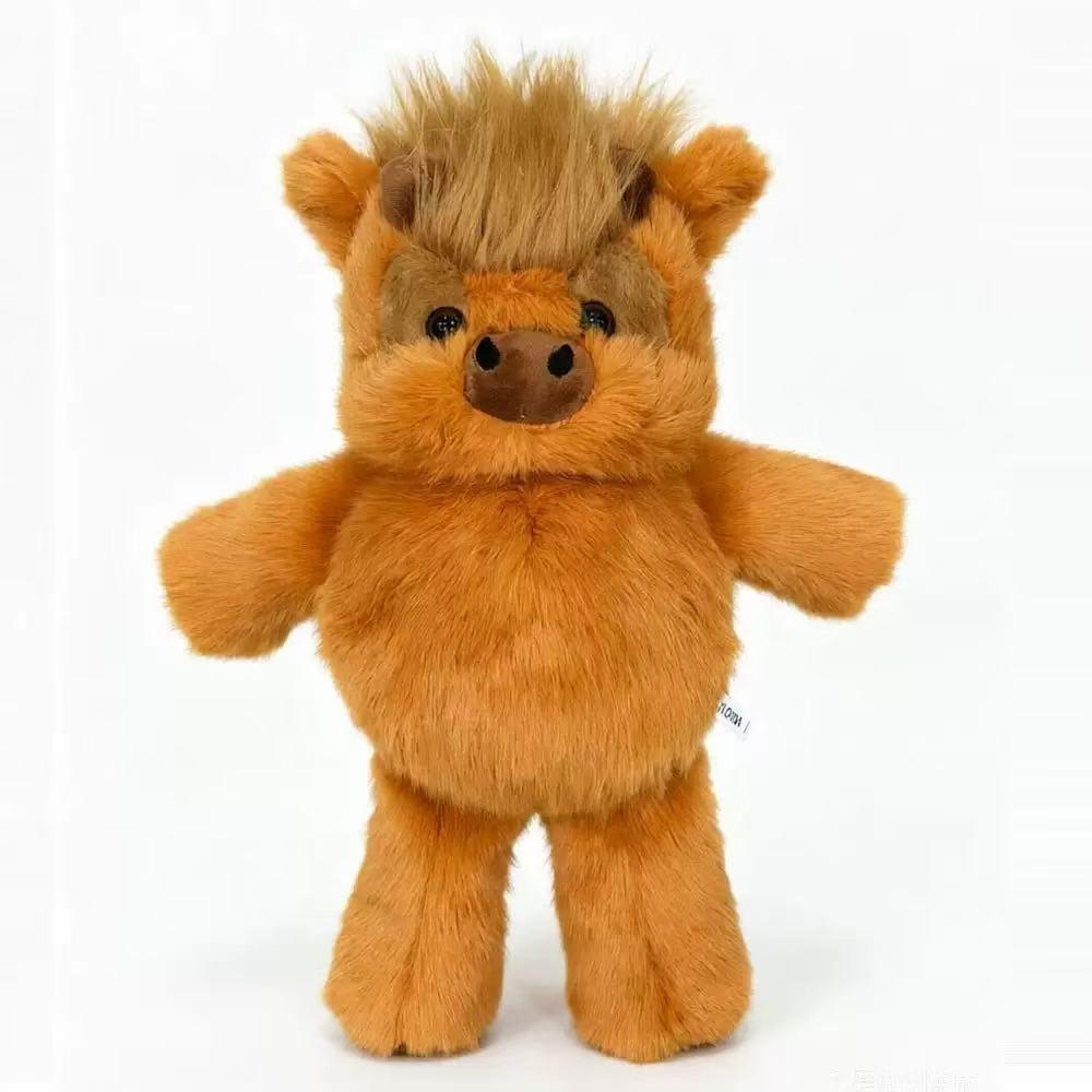 Highland Calf Plush Doll, Small Pig Hoho Stuffed Toy, Soft and Cozy Companion, Perfect Gift for Kids, Adorable Animal Figurine