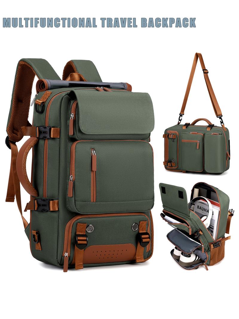 Large Capacity Backpack with Shoe Compartment, Multifunctional Travel Bag, Outdoor Hiking Pack, Unisex Laptop Backpack, Casual Travel Backpack, All Seasons