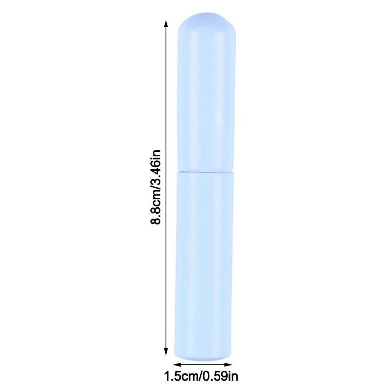 Silicone Lip Brush with Cap, Portable Lipstick Applicator | ABS Handle for Even Blending & No-Smudge | Hygienic Lip Liner Tool for Matte Liquid Lipstick Beauty Travel Brush