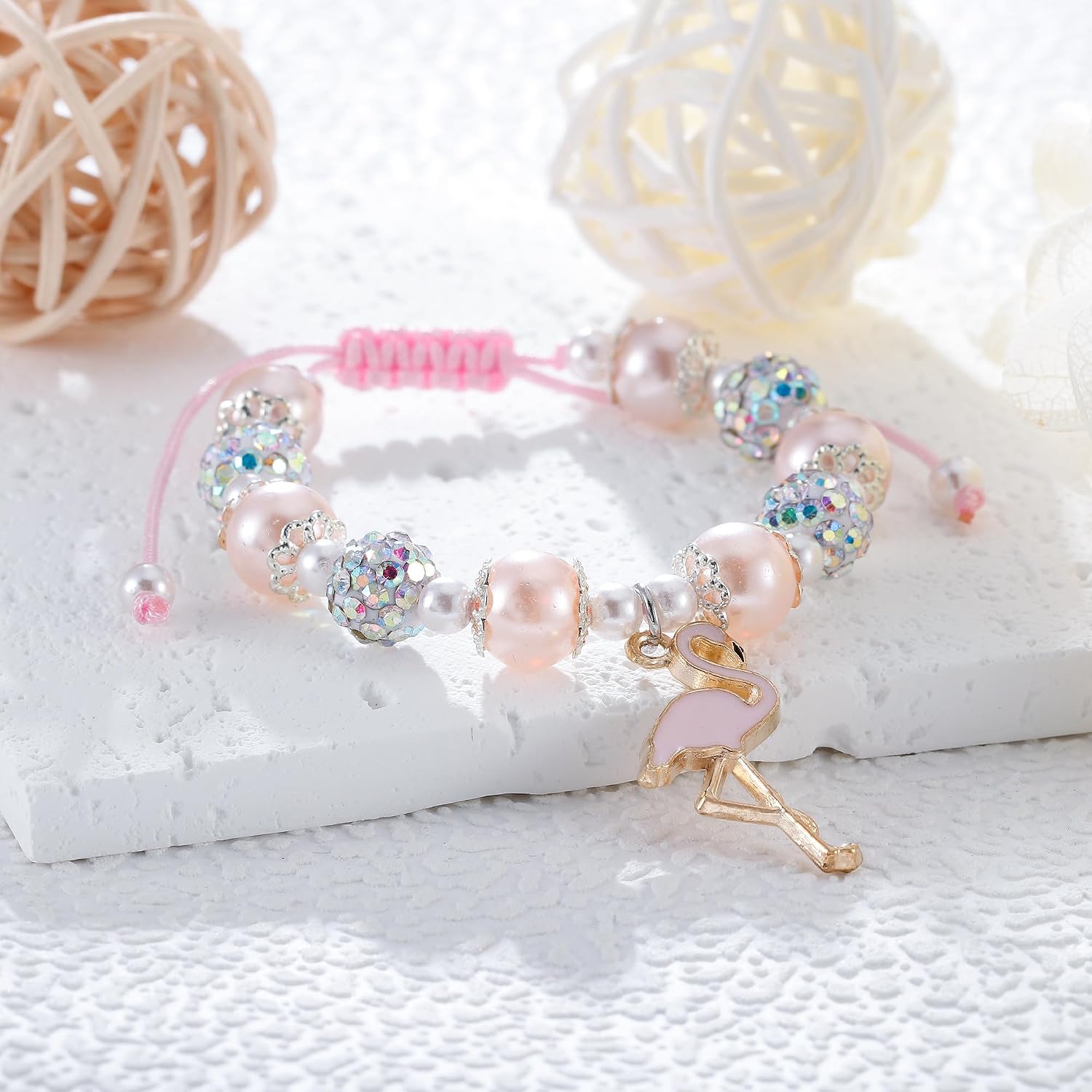 Gifts for Women  Bracelet  Gifts Famingo   Decor  Flamingos  Stone Inspirational Bracelet for Women
