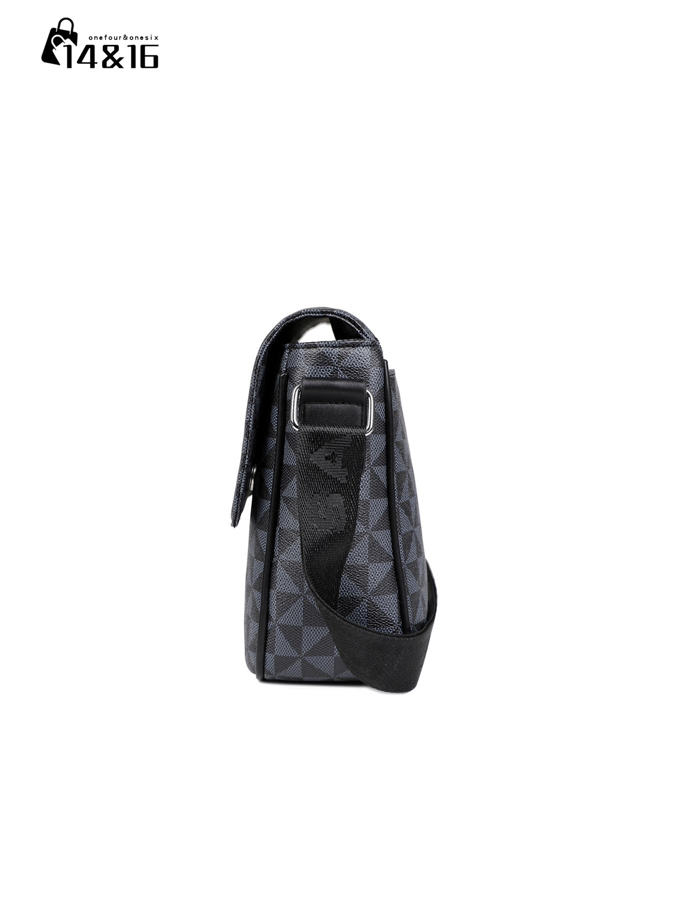 Men's Messenger Bag, Crossbody Shoulder Bag, Side Pocket Pouch, Multifunctional Commuter Casual Bag, Trendy Fashion Gift for Men