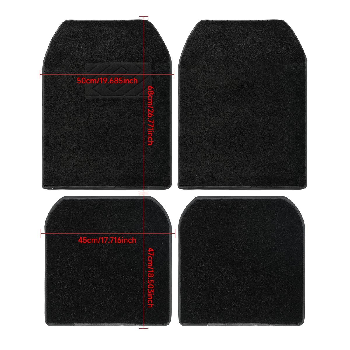 Universal Fit LED Starry Sky Projection Car Floor Mats, Customizable Fiber Optic Lighting Effects, App Remote Control, All-Weather Car Interior Decoration, Car Interior Accessories