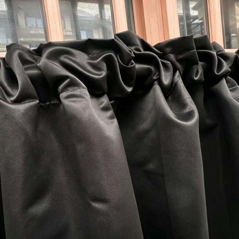 High-Quality Short Curtain, Rod Pocket Design, Minimalist Home Decor Essential, Perfect for Small Spaces, Three Colors Available, 1 Panel