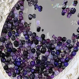 【NEW|B5G1】Aesthetic Mixed Glass Beads Collection | Buy 5 Packs Get 1 Free, 250g Per Pack, New Colors Updated Regularly