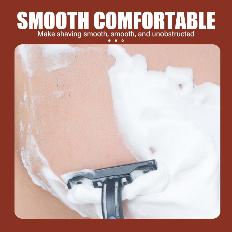 ROZINO Men's Beard Care Shaving Cream - Sandalwood Scented Grooming Essential Facial Moisturizer Foam Cleansing 30g
