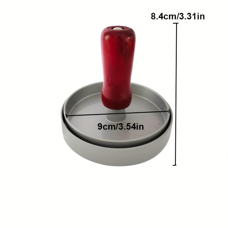 Burger Patty Press with Stuffed Mold, Aluminum Alloy Body & Non-Stick Handle, Professional Kitchen Meat Press Tool