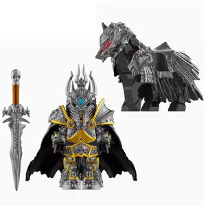 2026 new World Of Warcraft Wow Building Blocks Lich King Mini Action Figure Toys