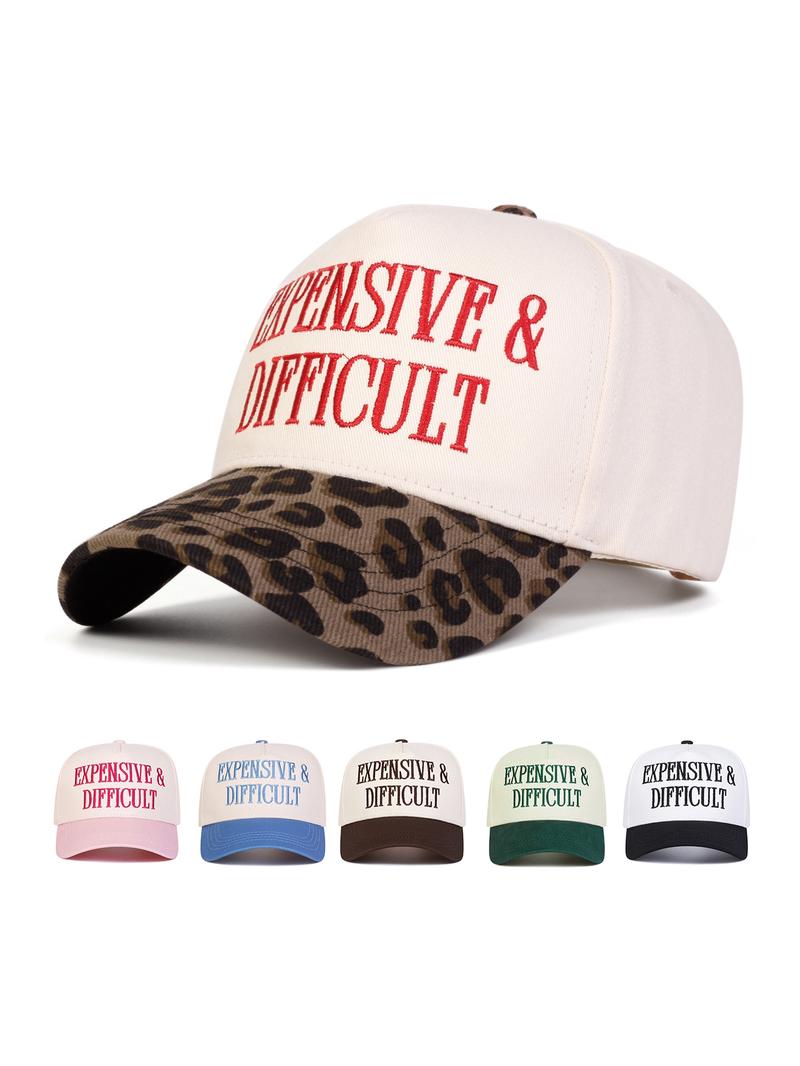 Letter Pattern Baseball Cap, Casual Trendy Baseball Cap for Women & Men, Fashionable Hat for Daily Wear, Premium Quality Cap
