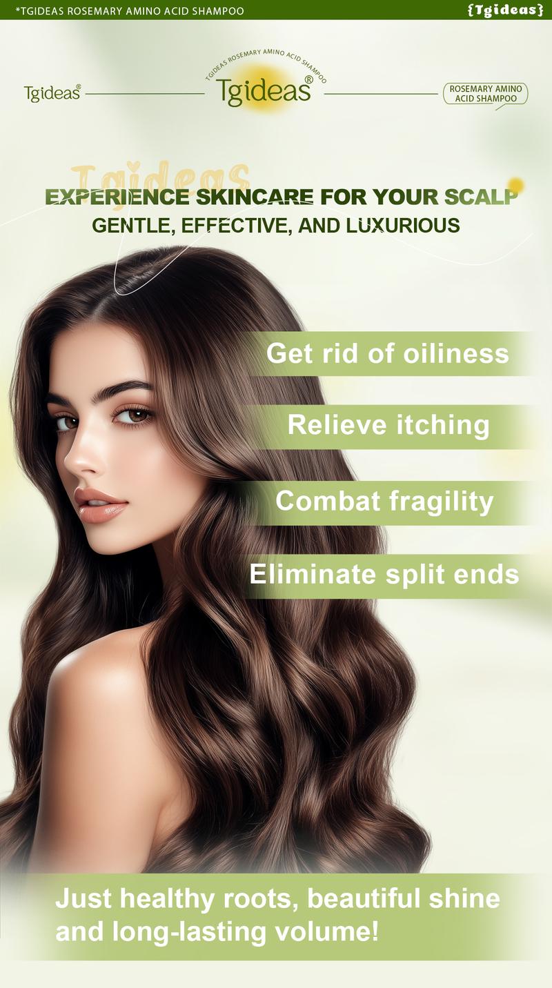 【 Buy 1-Get 1 Free!】Tgideas Anti-Hair Fall Hair Loss Treatment Shampoo Oil Control Anti Dandruff Haircare Rosemary Zinc PCA Help Hair Growth Amino Acid Hydrolyzed Protein Repair Reduce Hair Loss Scalp Cleanser Conditioner 250ML Gentle Smoother 【 Buy 1-Get 1 Free!】Tgideas Anti-Hair Fall Hair Loss Treatment Shampoo Oil Control Anti Dandruff Haircare Rosemary Zinc PCA Help Hair Growth Amino Acid Hydrolyzed Protein Repair Reduce Hair Loss Scalp Cleanser Conditioner 250ML Gentle Smoother