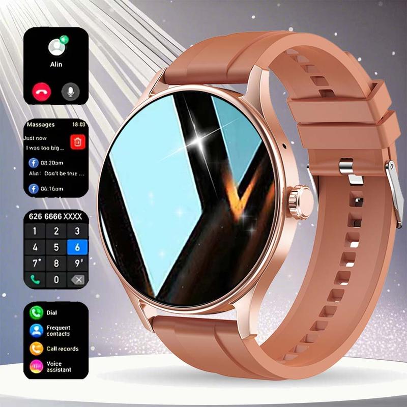 New 2026 Fashion Smart Watch Screen 1.53 Inch HD Holiday Gift for Men Women Bt-compatible Phone Call Health Tracker Sports Mode Notification Reminder