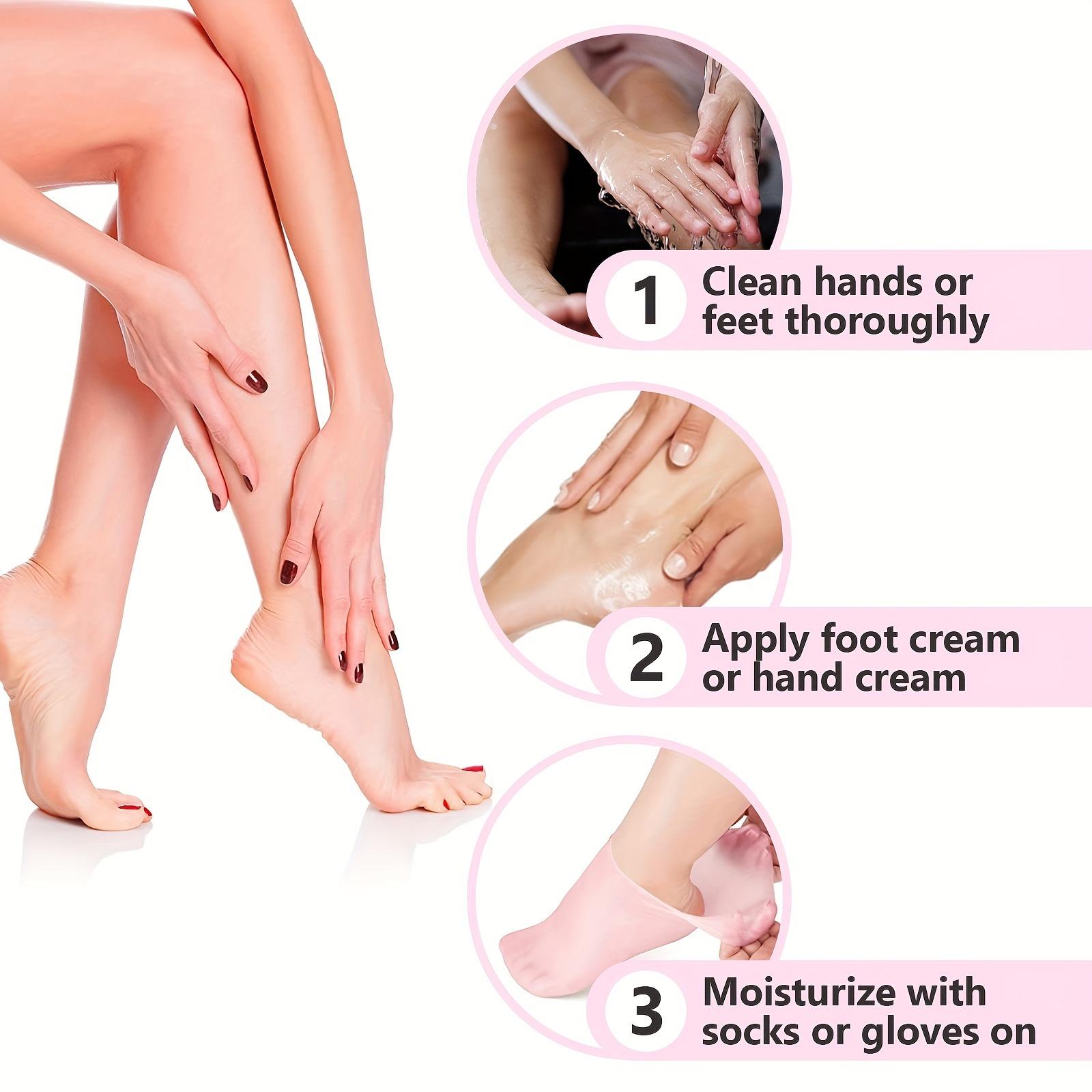 3pcs Silicone Moisturizing Set - Mask Cover, Silicone Gloves, Socks, Skincare Tools, Self care tool, Anti-Evaporation, Anti-Slip Fixed Mask Strap, Beauty Tools to Chapped Skin, Daily Care for Hands And Feet