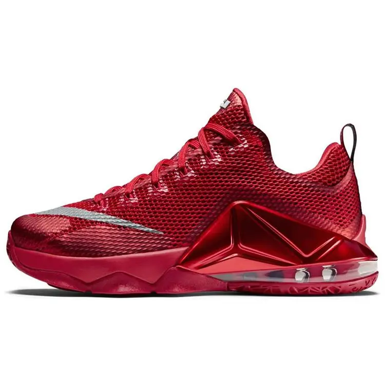 Nike LeBron 12 Low EP University Red Basketball Shoes 724558-616