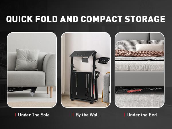 Comhoma Racing Simulator, Racing Wheel Bracket, Cockpit Wheel Bracket, Steering Gear and Shift Lever Bracket, suitable for Logitech G25, G27, G29, G920, G923 and Tesoton T330TS gaming brackets, Wheel Pedal, does not include the steering wheel itself.