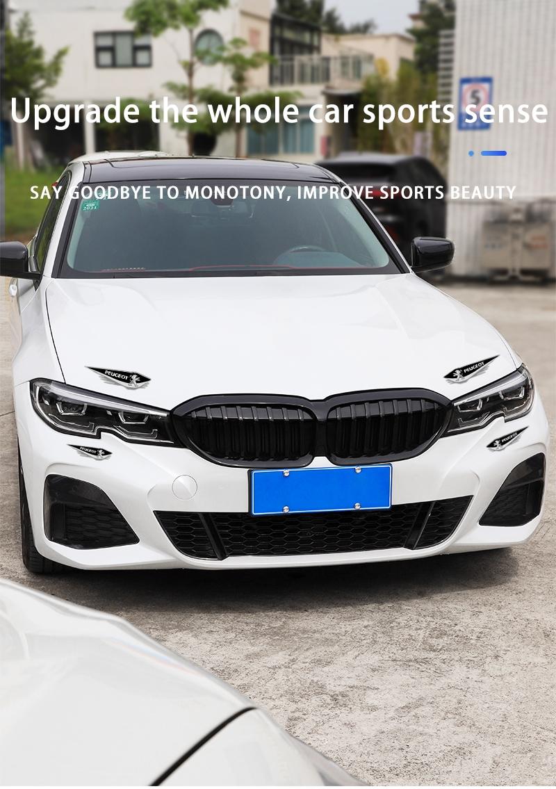 Peugeot Body Sticker Emblem Accessories for 5008 408 308 Landtrek 208 2008 3008 Rifter 508 301 108 608 4008 E-Expert E-Traveller