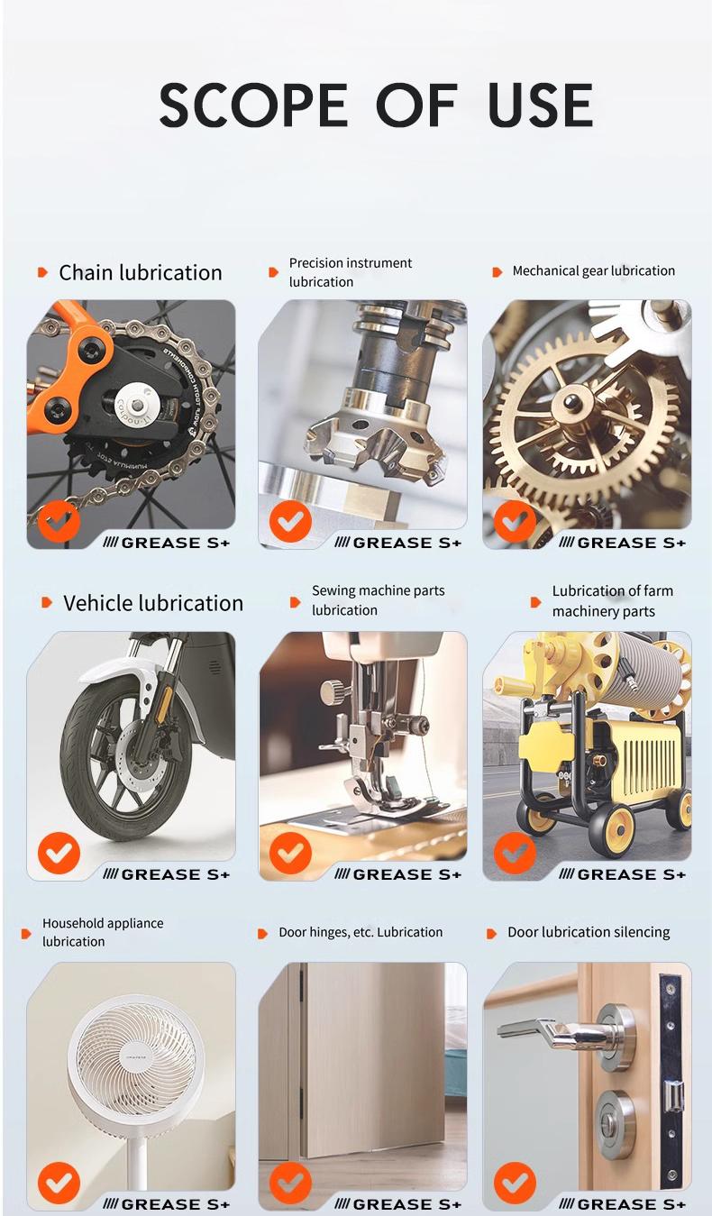 Multi-Function Rust Removal Spray-180ML forLubrication, Rust Prevention & Noise Reduction