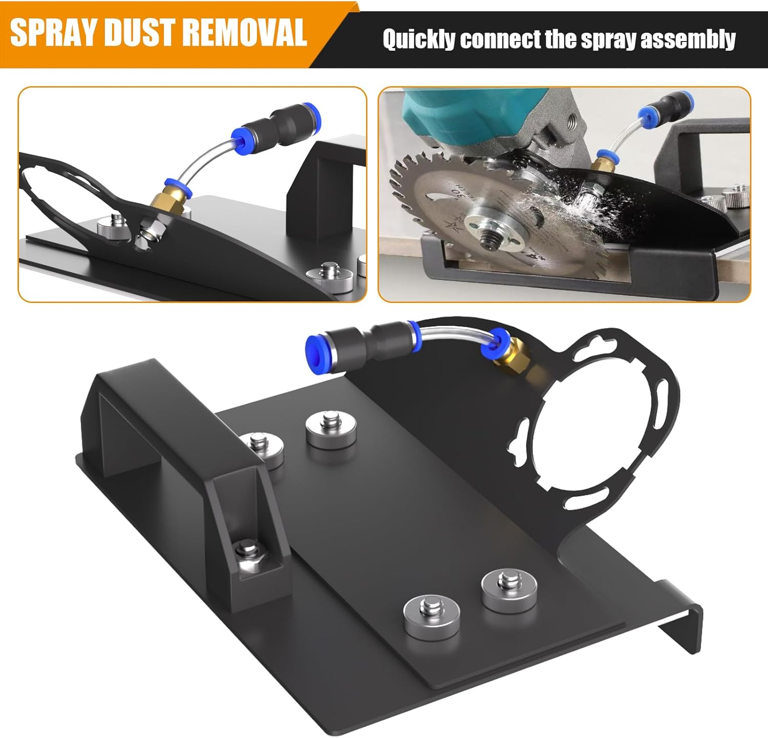 45 Degree Tile Chamfering Tool, Ceramic Tile Cutter Tool, Angle Grinder Attachments Stand for The Pro, Tile 45 Degree Angle Cutting Tool for 100-Type Angle Grinders, for Precise Tile Cutting, Power Tools