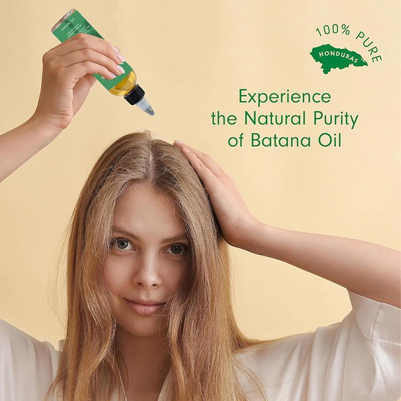 Batana Oil: Dr. Sebi Organic Raw Honduras Oil forHair care -  Pure & Natural for Thicker, Stronger Hair - 4 FL OZ Scalp Nourishment Haircare,Improve the quality of the forked hair