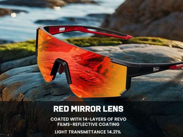 3 Pairs Integrated Wrap-around KALIYADI Polarized Sports Sunglasses UV protection Outside Activities (S93)