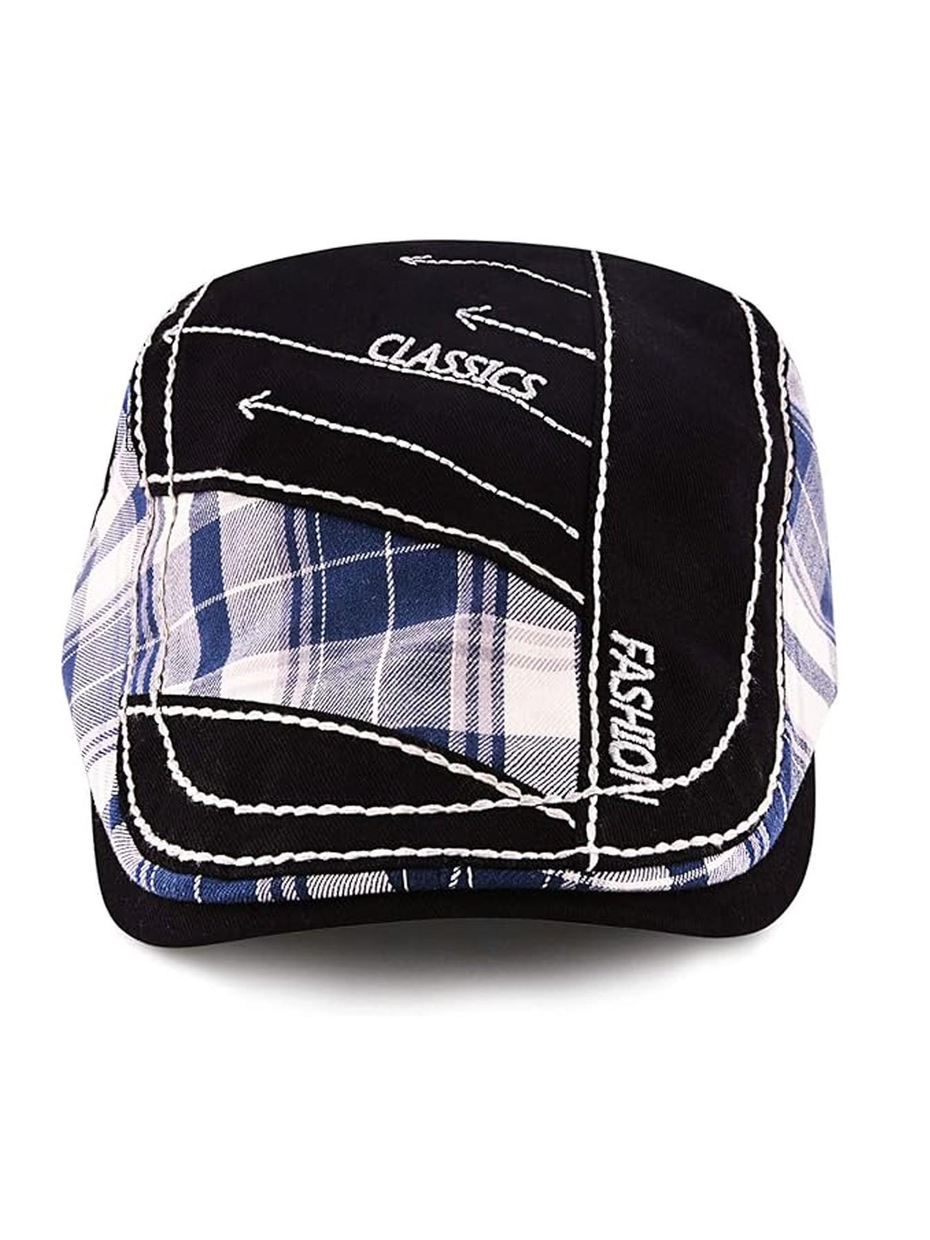 Newsboy Cap for Men Beret Hat Casual Buckle Adjustable Cabbie Gatsby Hats Driving Flat Caps