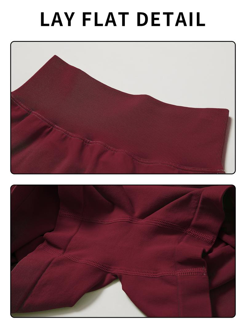 MFVIM 3-Piece Women's Sportswear Set - Solid Color Cross Short Top High-Waisted Leggings Zip Jacket Ultra-Comfortable Yoga Outfit For Fitness Running Gym Sessions Training Clothes Stretchable Activewear