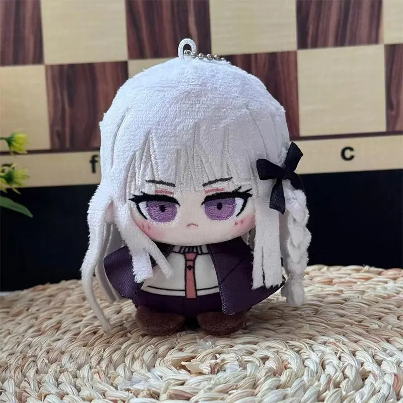 Anime Game Danganronpa3 Kokichi Oma Kawaii Cosplay Cotton Dango Doll Keychain Pendant Plushie Mini Keyring Toy Figures Fans Gift