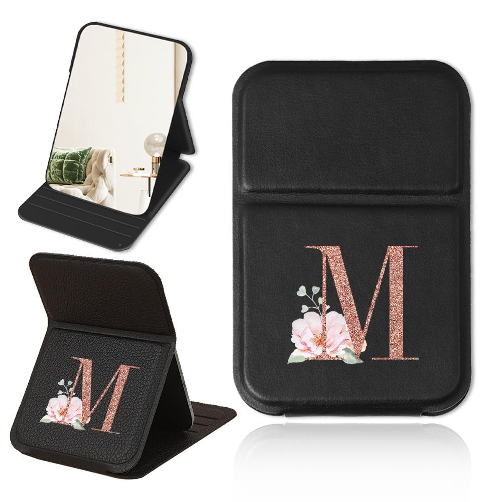 Foldable Durable Desktop Makeup Mirror, Non-Slip Handheld Design, Adjustable HD Cosmetic Tool, Perfect for Travel & Home Use, Travel Hand Mirrors