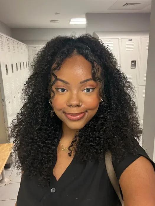 Bling Hair 180% Half Wig Human Hair Kinky Curly Wigs Glueless Wigs Human Hair 3 in 1 Wear Go Glueless Wig With Drawstring Seamless