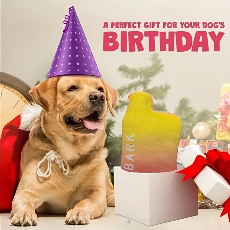 Elfbark Plush Dog Toy with Squeaker, Durable Bite-Resistant Chew Toys for Small Medium Large Dogs, Cute Squeaky Sound Pet Toys