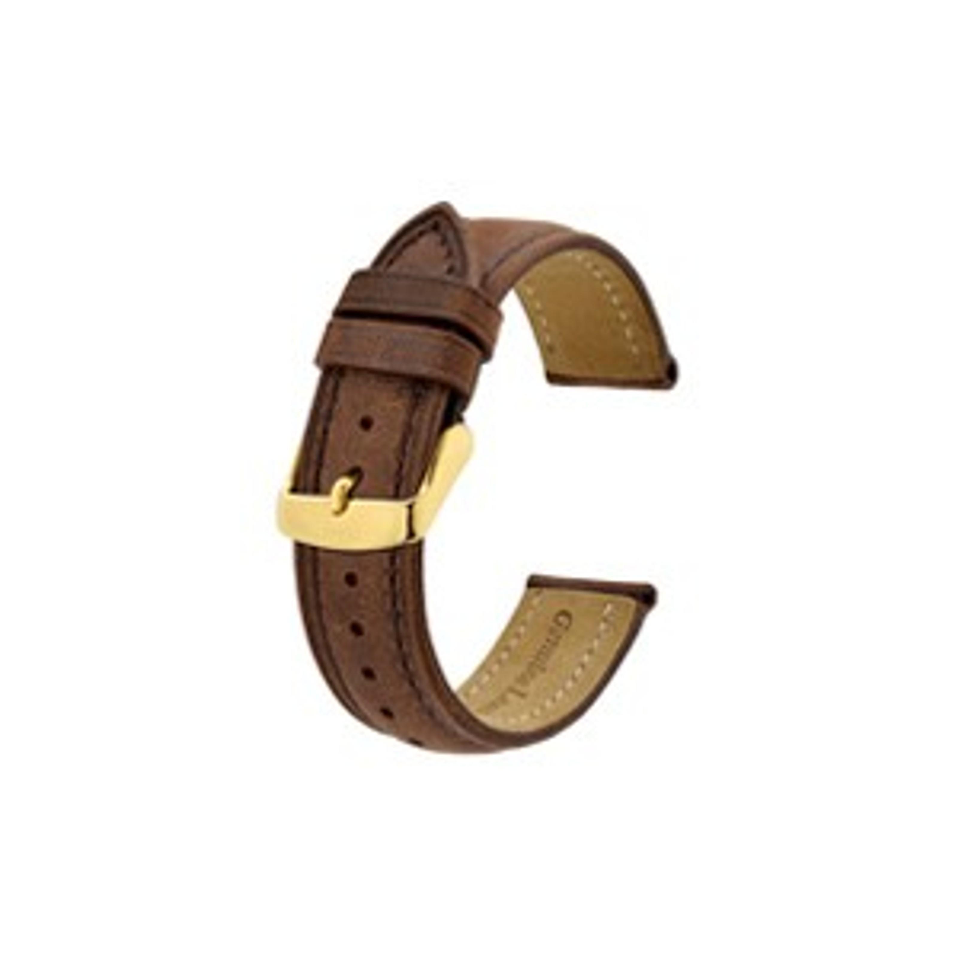 Vintage Leather Replacement Watch Strap Bracelet, Band Width 14mm-24mmGift