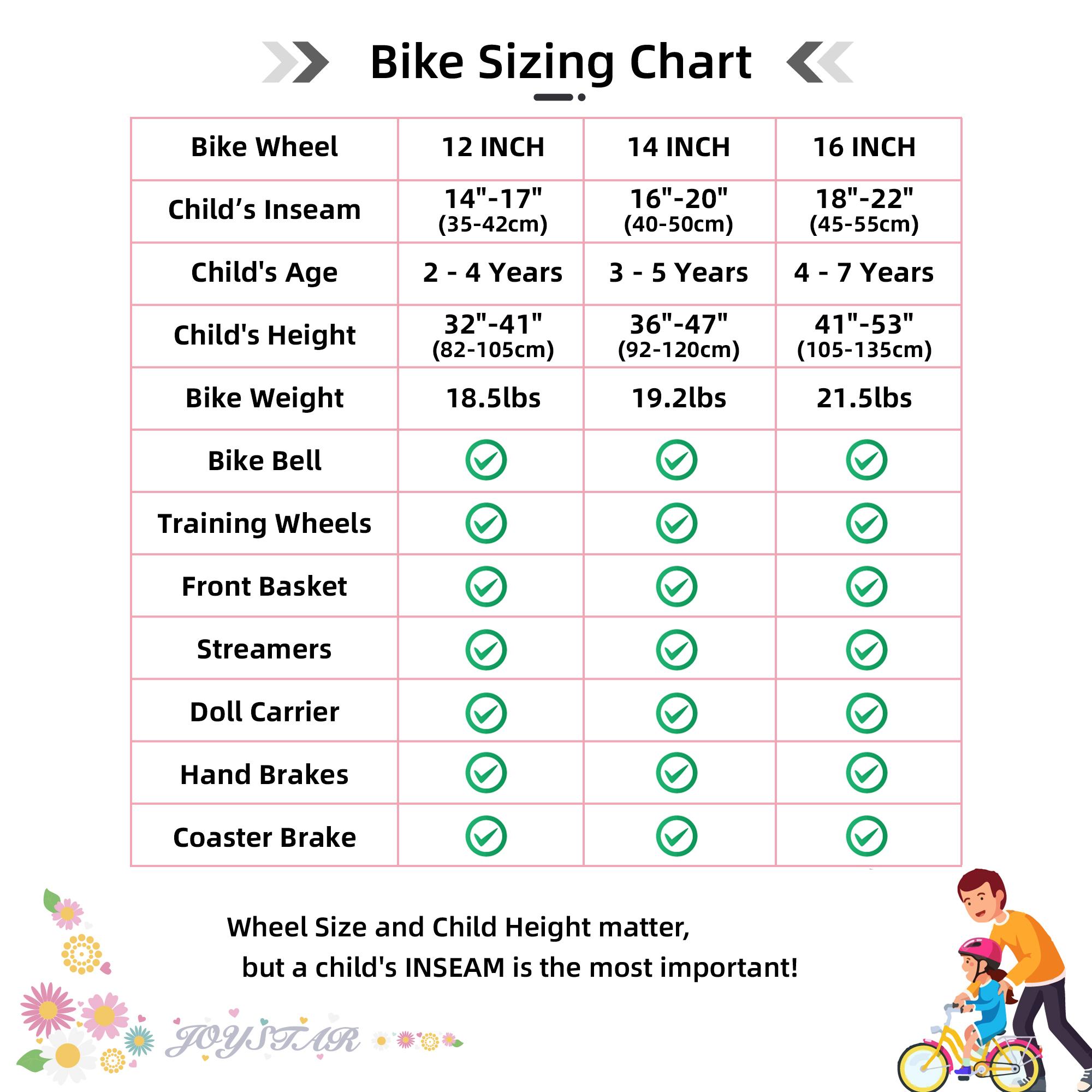 JOYSTAR Kids Bike 3-9 Years 12-16 Inch girls bicycle Training Wheels Princess Doll Seat Bike Toddler Kids' Bicycle boy girl JOYSTAR Kids Bike 3-9 Years 12-16 Inch girls bicycle Training Wheels Princess Doll Seat Bike Toddler Kids' Bicycle boy girl