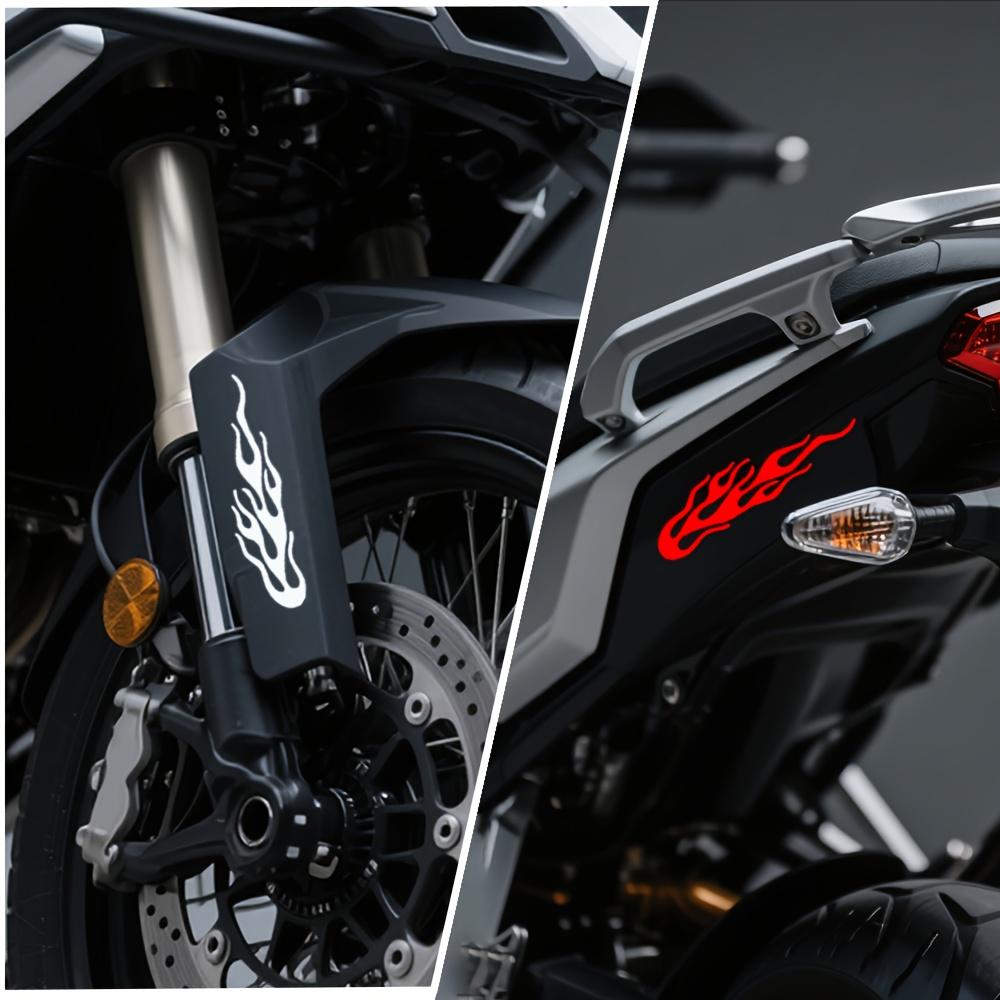 2pcs Motorcycle Luminous Stickers - Waterproof Reflective Vehicle ...