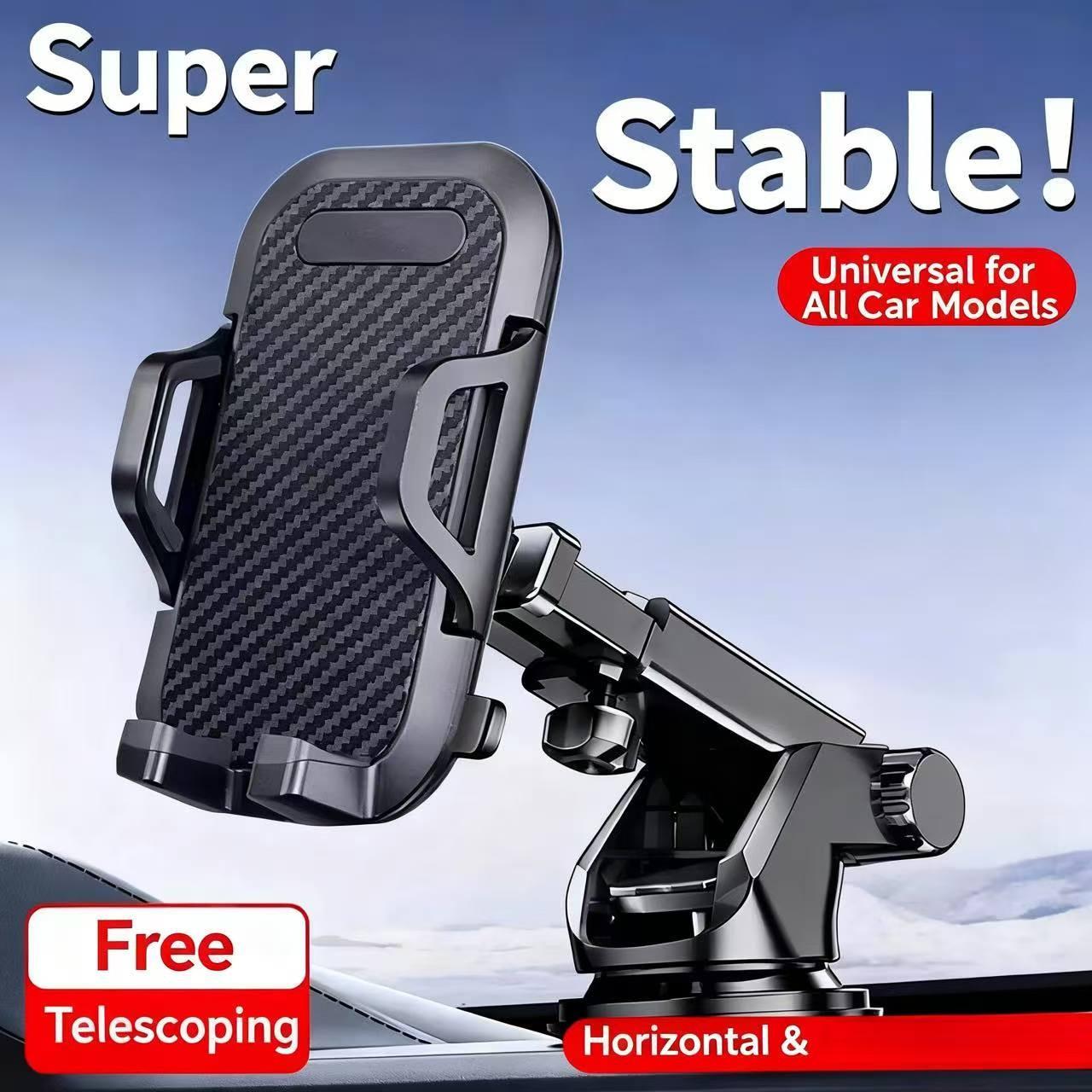 Car Phone Mount Holder, Anti-Shake Suction Cup Design, New 2026 Model, Car Navigation Fixed Support Stand, Vehicle Interior Use