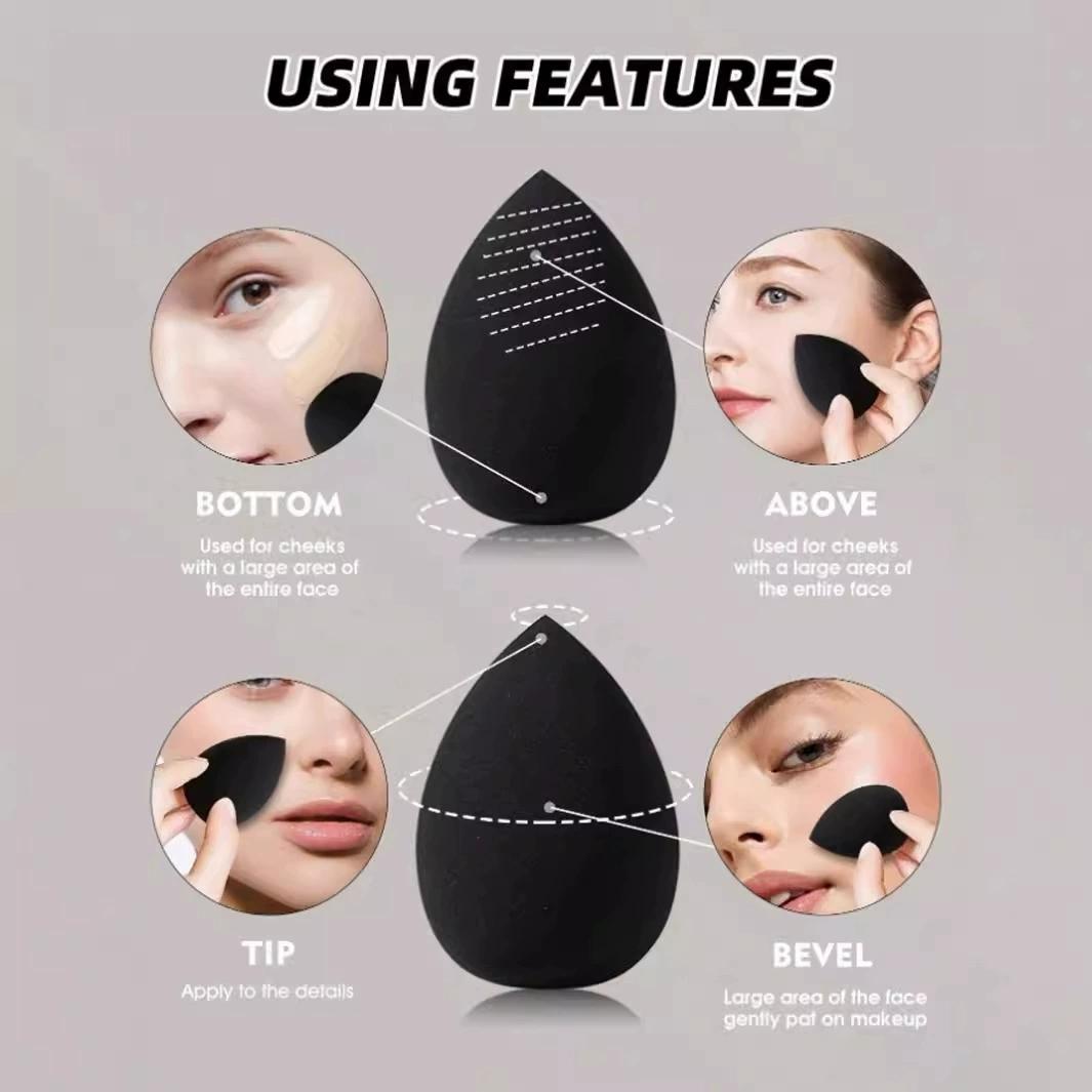 100 Pcs Multi-Color Makeup Sponge Set, Soft Cosmetic Sponges, Beauty Sponge, Skin-Friendly Material, Wet and Dry Use, Suitable for Foundation/loose Powder Application