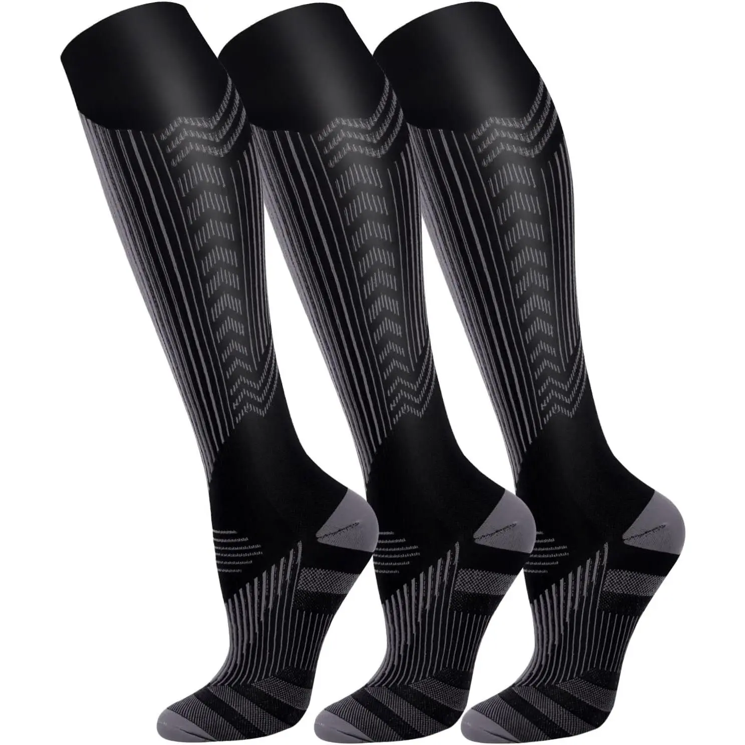 3 Pack Copper Compression Socks - Compression Socks Women & Men Circulation - Best  Medical,Running,Athletic
