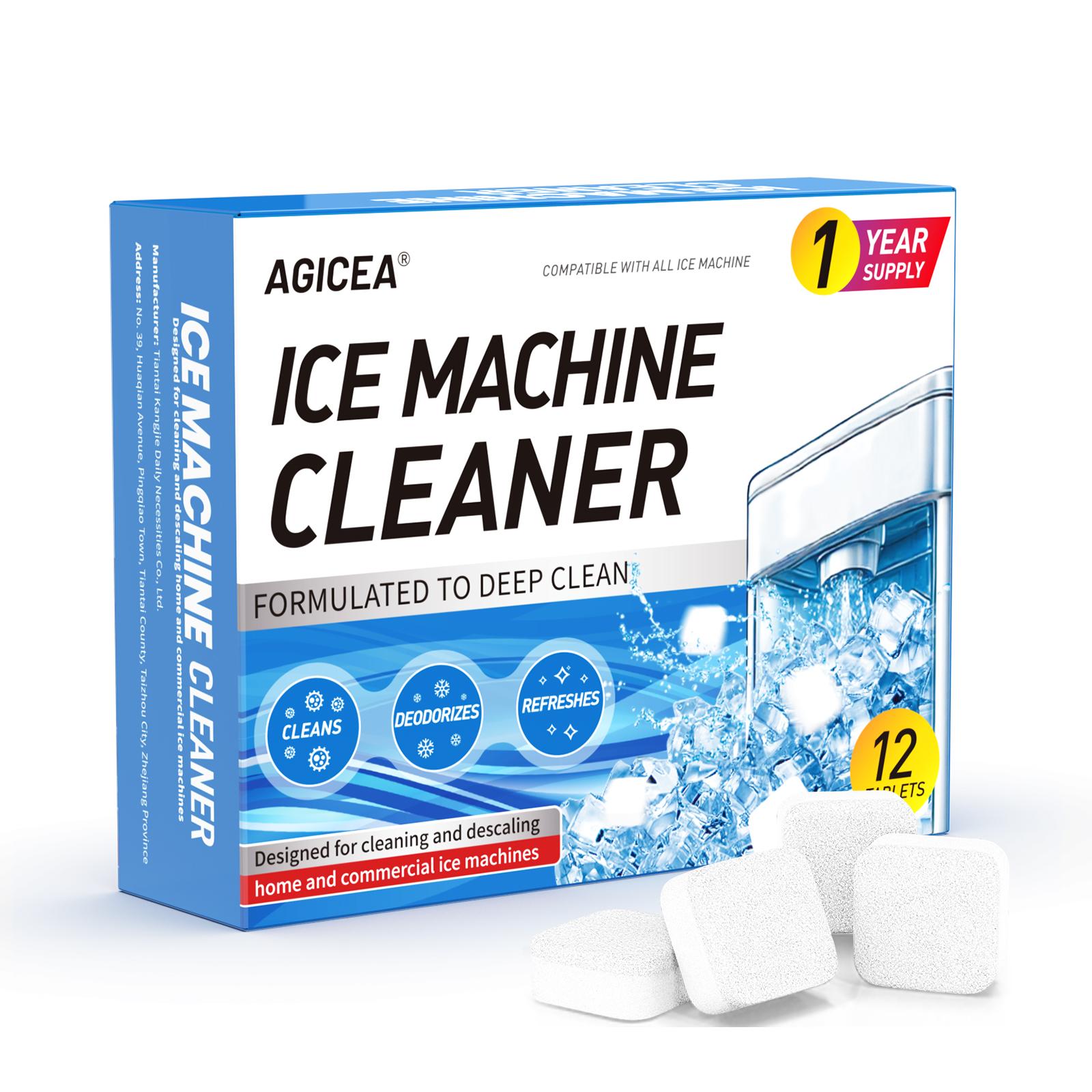 12 Tablets Ice machine cleaner, Ice maker cleaning tablets, Commercial ice machine cleaner, Descaling tablets for ice maker