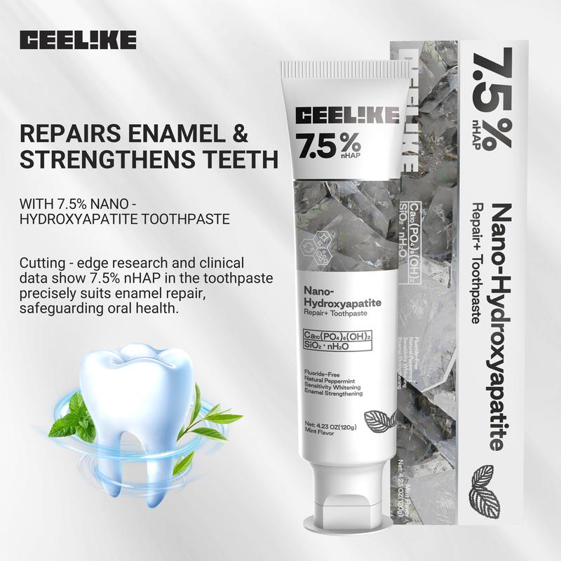 Ceelike Nano Hydroxyapatite Toothpaste | Repairs & Strengthens Enamel ...