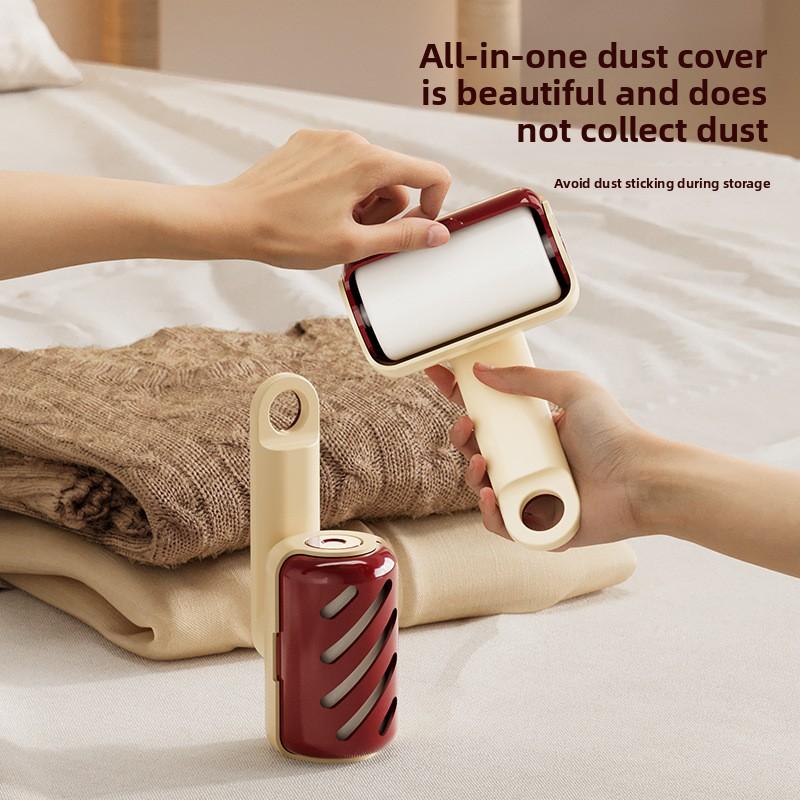 Rotating Handle Washable Lint Roller Reusable Pet Hair Remover Durable Fur Removal Brush Easy Clean Grooming Tool for Cat Dog Shedding