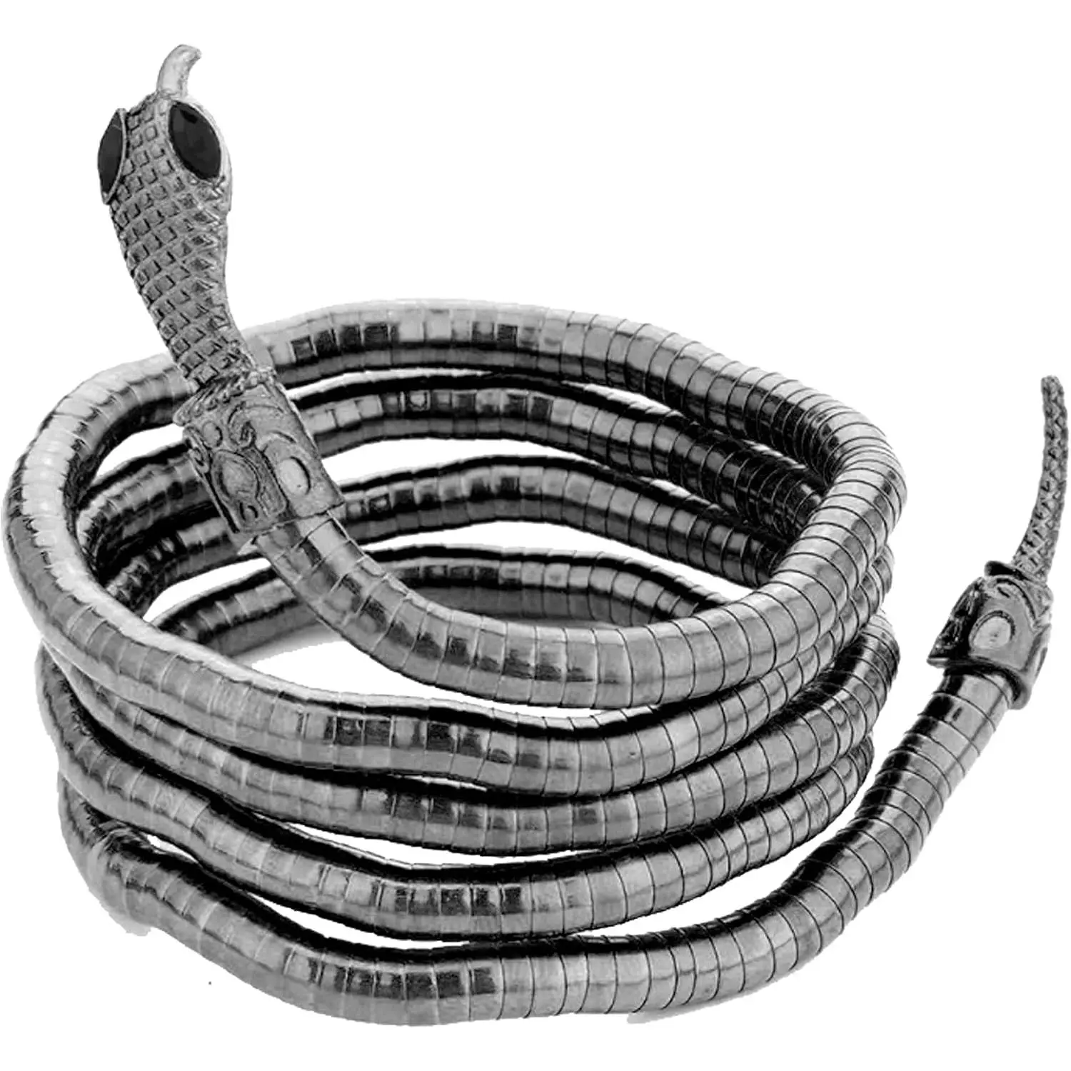 Bendable Snake Bracelet for Women Adjustable Punk Snake Choker - Flexible Multi-Purpose Medusa Necklace Hollween