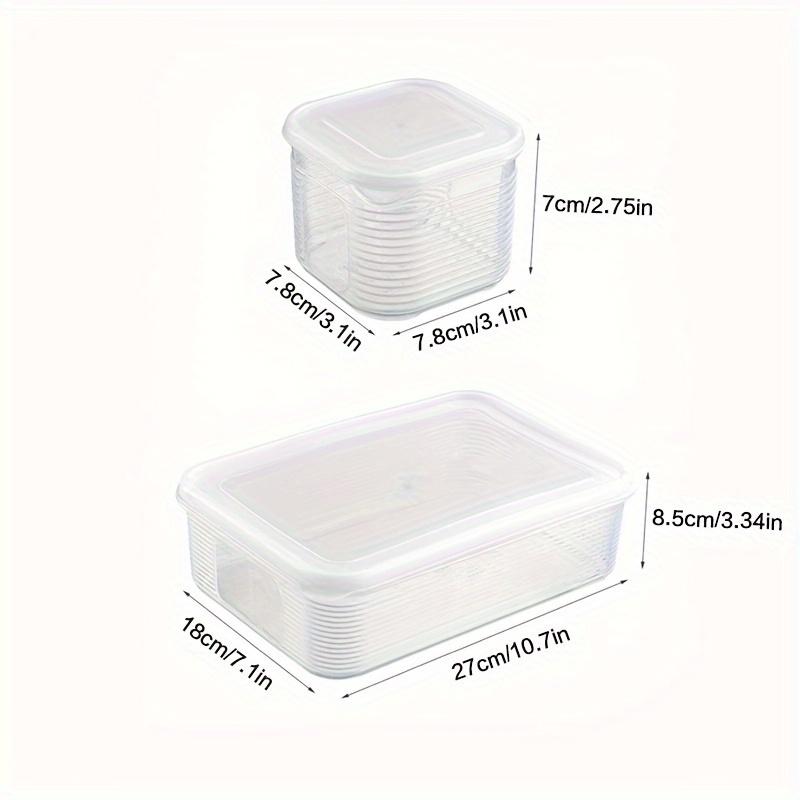7-Piece Leak-Proof Stackable Food Storage Containers with Lids, Durable PP Material, Ideal for Meat Fruits Vegetables, Indoor Outdoor Use