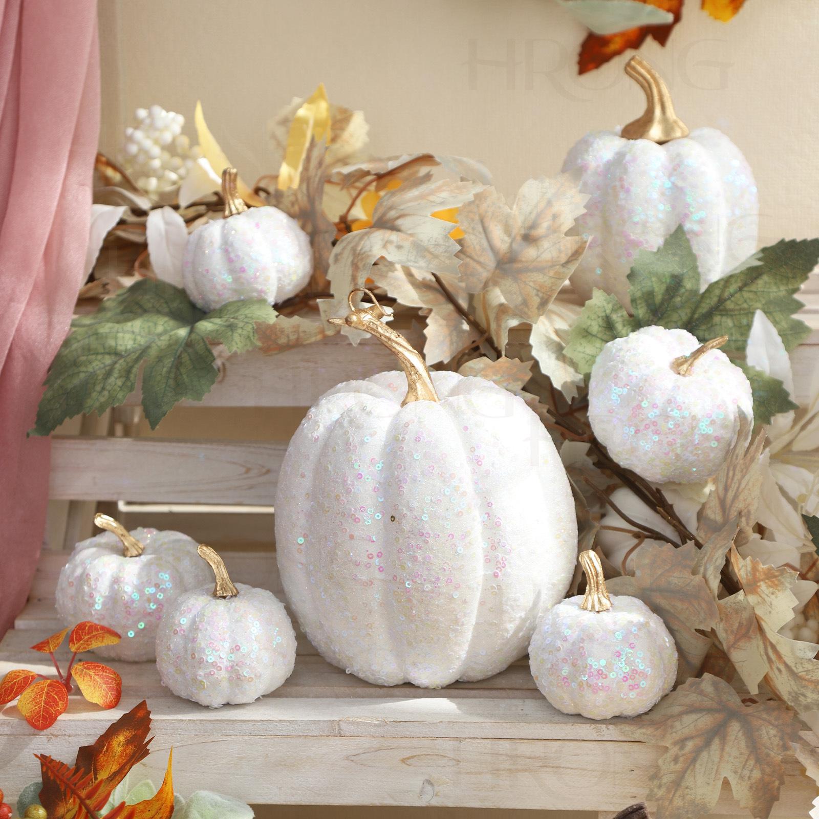 1pcs Realistic Foam Pumpkin Halloween Decoration Prop, Festive Christmas Decor, Perfect Party Accessory