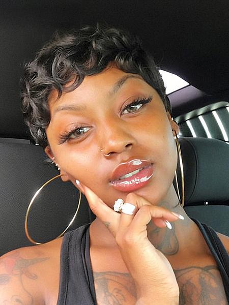Curly Pixie Cut Wig Short Bob Wig for Women 100% Human Hair Wig 99J 4# Natural Color Finger Wave Full Machine Made Wig Pixie Wigs Wavy Wigs Curly Pixie Cut Wig Short Bob Wig for Women 100% Human Hair Wig 99J 4# Natural Color Finger Wave Full Machine Made Wig Pixie Wigs Wavy Wigs