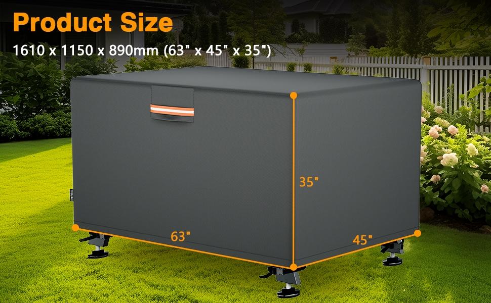 Foosball Table Protection Cover Soccer Table Cover Waterproof Outdoor/Indoor UV Resistant Heavy Duty 420D 63"x45"x35"