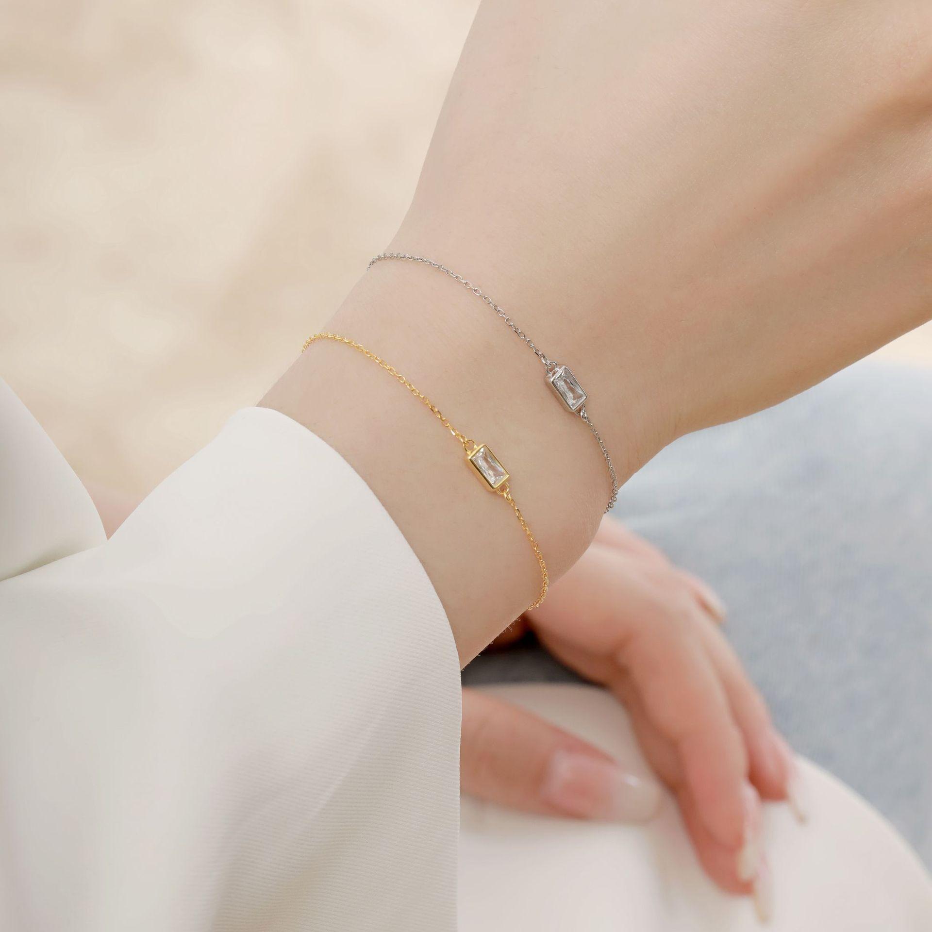 EAMTI 925 Sterling Silver Cubic Zirconia Wedding Bracelet Dainty Jewelry Gifts for Women Mother's Day/Birthday/Anniversary Day/Valentine’s Day EAMTI 925 Sterling Silver Cubic Zirconia Wedding Bracelet Dainty Jewelry Gifts for Women Mother's Day/Birthday/Anniversary Day/Valentine’s Day