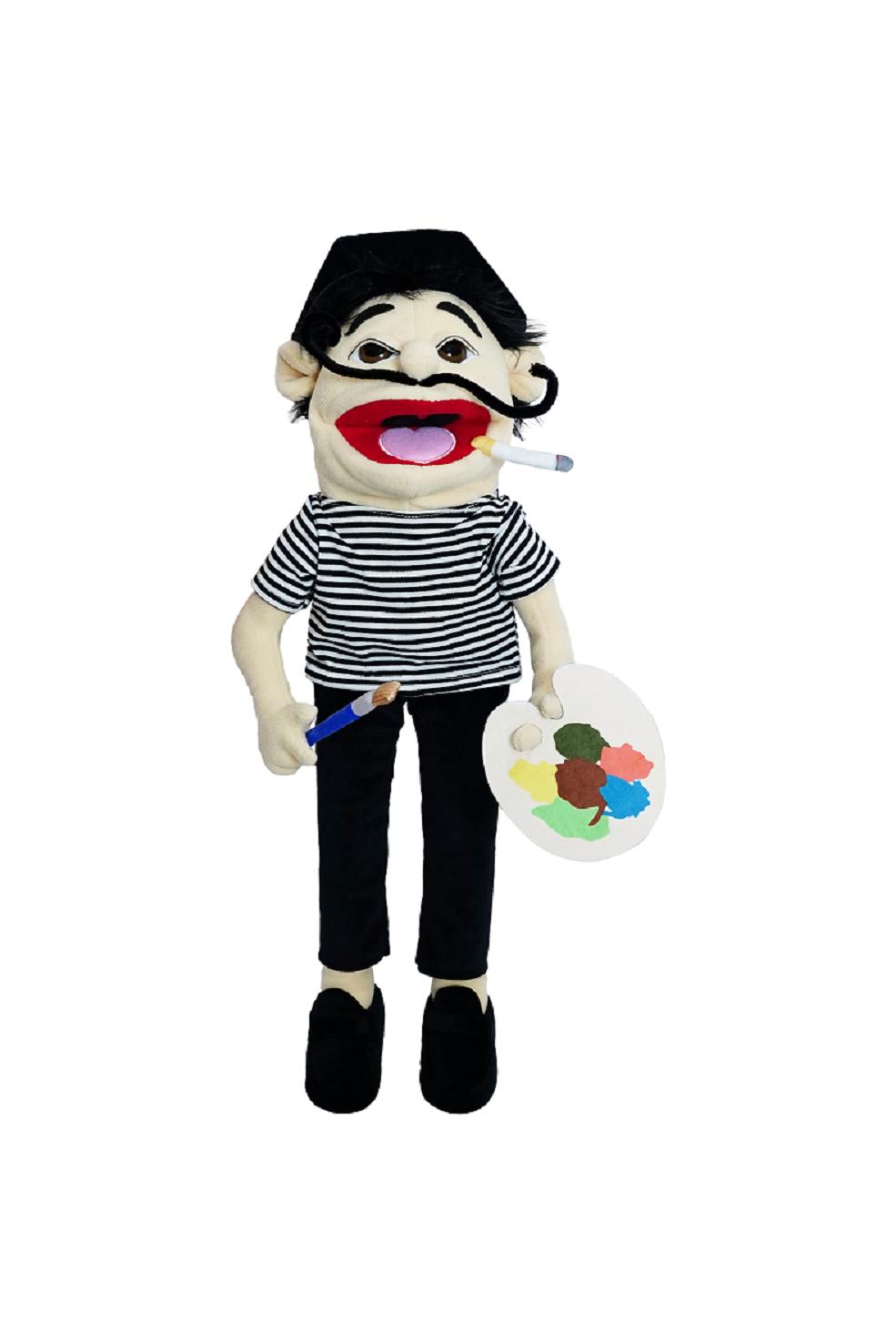 100% Brand New 30cm Jeffy Hand Puppet - Soft Adorable Stuffed Stuffedtoy, Sml Jeffy Family Figure, Zombie Boy Character, Feebee Doll for Classic & Novelty Toys Collection