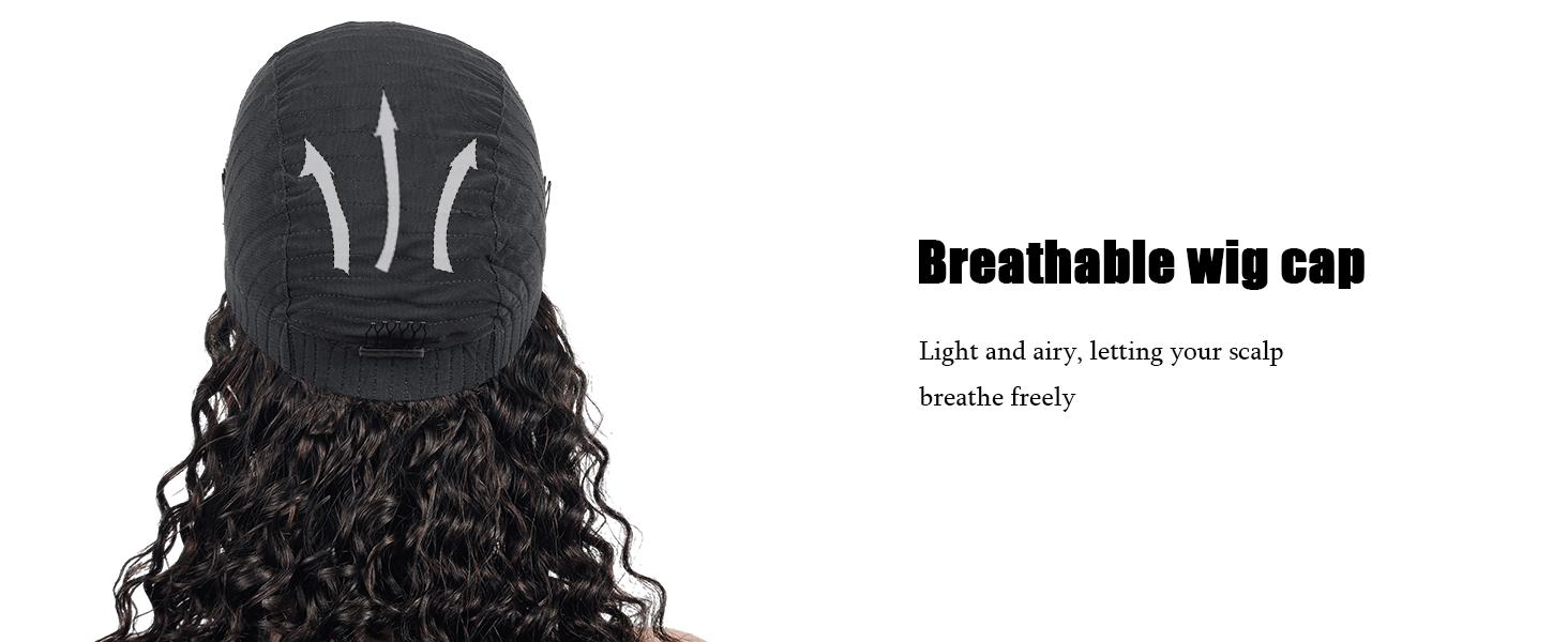 【MiuulaarHair】Wear and Go Glueless Kinky Curly 100% Human Hair wig  4X4 Pre Cut Lace Closure Pre Bleached knots Pre Plucked Natural Hairline  200 Density Natural Black Color Human Hair Wig For Black Women