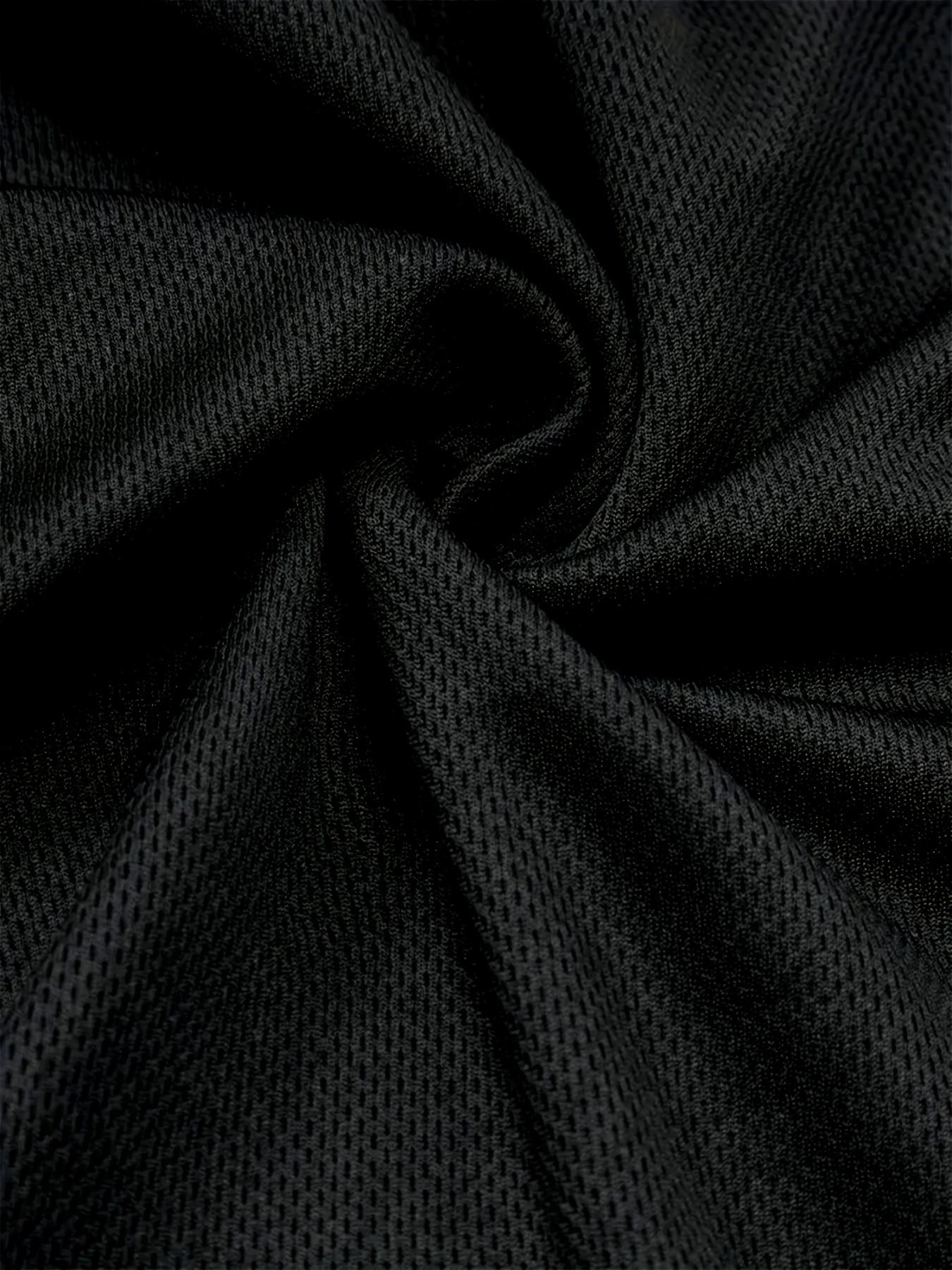 Two-Pack Casual Sports T-Shirts, Reflective Stripes, Breathable Quick-Dry Short Sleeve Round Neck Tops, Ideal for Running and Fitness