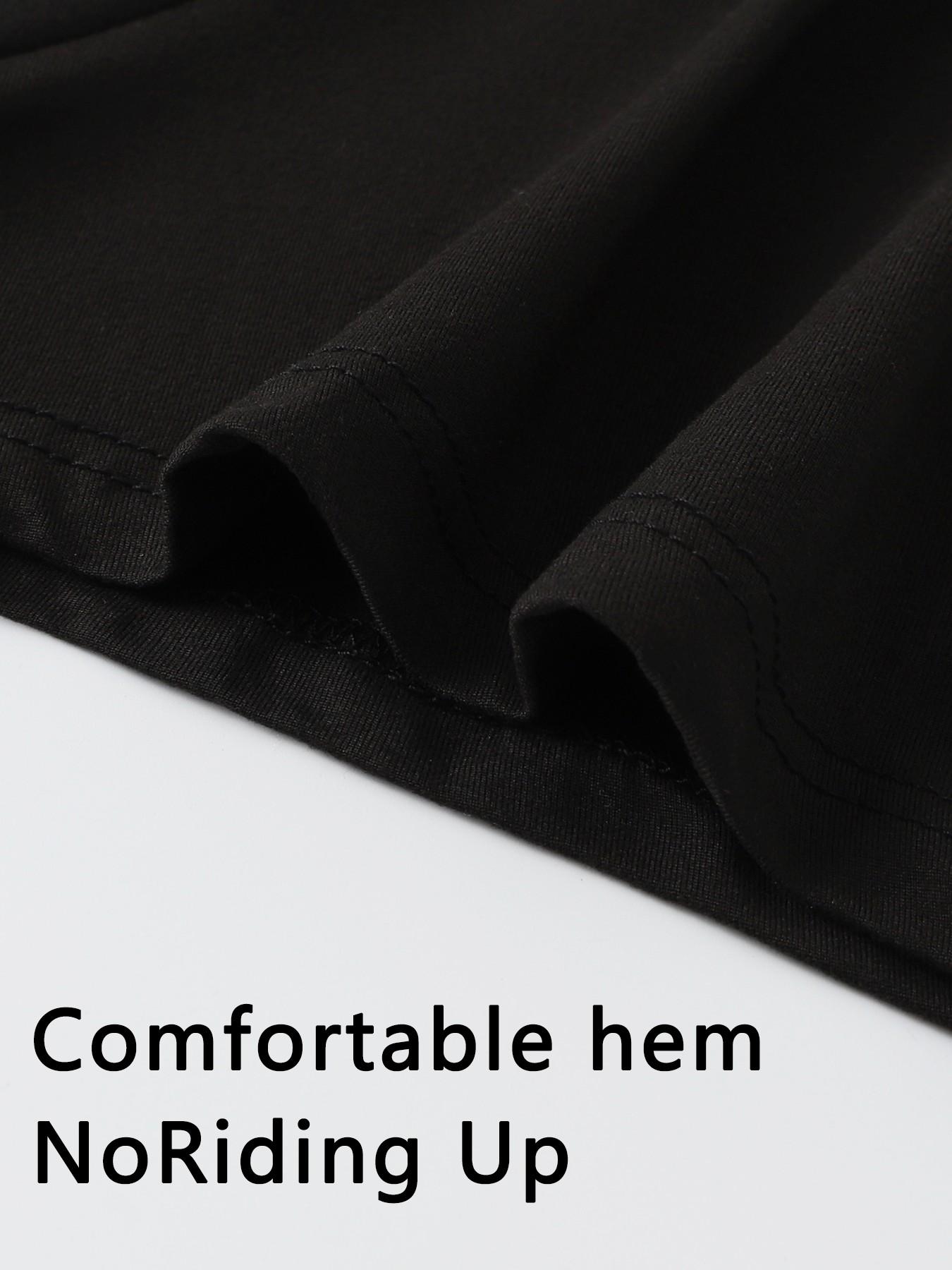 Black men's boxer briefs | HELLO printed waistband | soft and breathable underwear