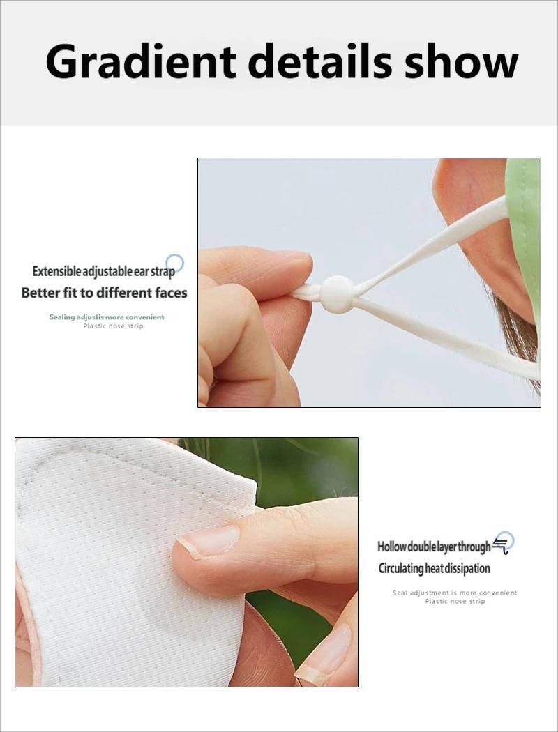 Summer Sun Protection Mask, Breathable Lightweight Silk, UV Blocking, Ideal for Outdoor Activities and Cycling