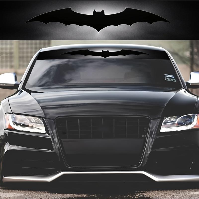 1-Piece Cool Black Bat Pattern Sticker - Waterproof and Scratch Resistant Vinyl Car Sticker - Self-Adhesive Vehicle Exterior/Interior, Laptop, Personalized Trim - Easy to Apply, No Residue Removal - Car Decals for Cars, Trucks, SUVs, Motorcycles