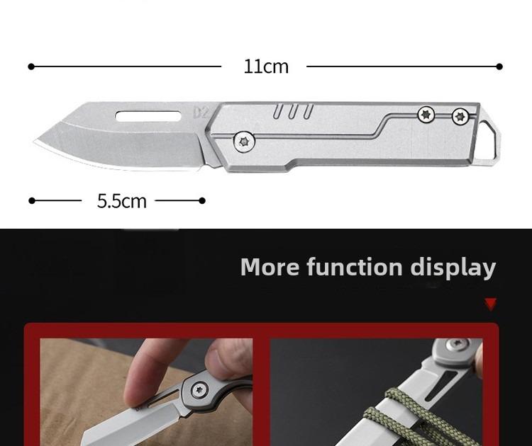 Three pocket style multifunctional folding knives portable stainless steel knives self-defense fruit knives high hardness outdoor